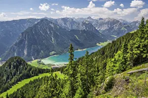 Landscape with Achensee and Karwendel Mountains