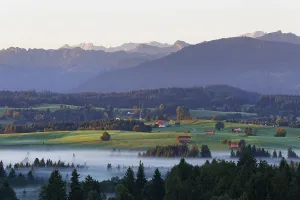 Landscape in the Alpine Foreland