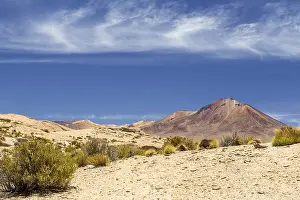 Landscape in the Altiplano, Andean Plateau