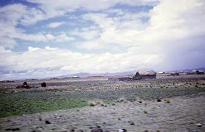 Landscape of the Altiplano, Bolivia, South America, 1962, South America