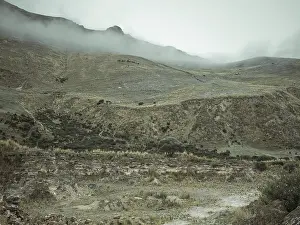 Landscape in the Andean highlands