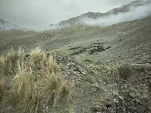 Landscape in the Andean highlands