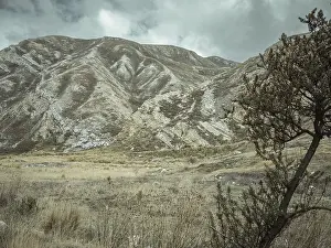 Landscape in the Andean highlands