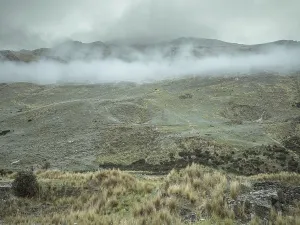 Landscape in the Andean highlands