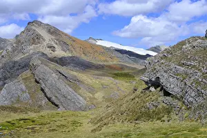 Landscape of the Andes at 4800 MuM