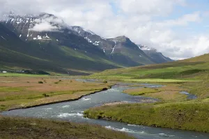 Landscape c. 805, Svarfadardalsa River