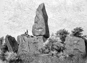 Landscape in the Congo, Africa