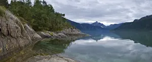 Landscape at Lang Fjord, Boggestranda