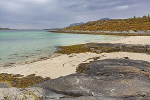 Landscape near Straumsnes on the island of Senja in Norway