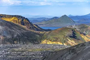 Landscape panorama, Dramatic volcanic landscape