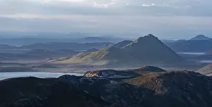 Landscape panorama, Dramatic volcanic landscape