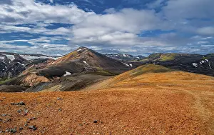 Landscape panorama, Dramatic volcanic landscape