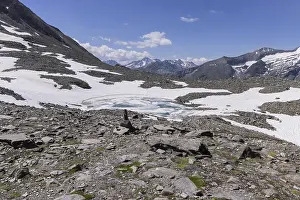 Landscape panorama, mirror lake