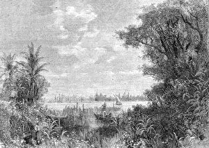 Landscape in the Rio Grande do Sul in the south of Brazil