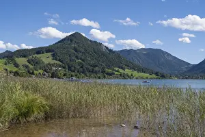 Framed Print : Landscape at Schliersee, Mangfall Mountains Framed Print : Landscape at Schliersee, Mangfall Mountains