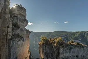 Landscape of a wild and preserved valley