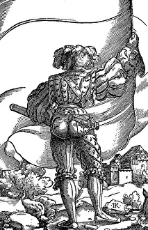 Landsknecht, Banner Bearer, c. 1520