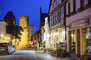 The Lange Strasse with half-timbered houses and other old buildings