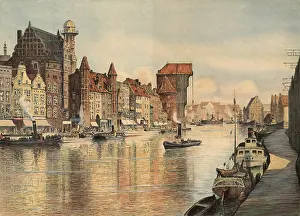 Langebrucke, am Kranen, Danzig