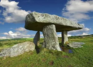 Lanyon Quoit, megalithic burial dolmen from the Neolithic period