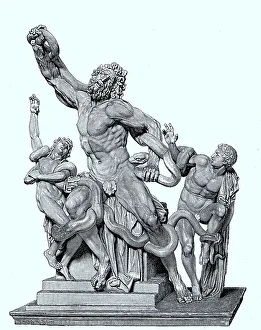 Laocoon, the famous marble group in the Vatican Museum