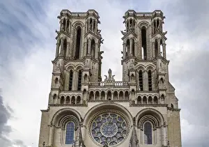 Laon Cathedral is one of the most important examples of the Gothic architecture of the 12th