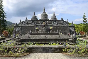 Large altar, outside of the Buddhist monastery Brahma Vihara