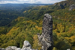 Large rock needle at Prebish Gate