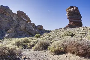 Large rocks in a barren, dry environment