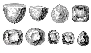 The largest known diamonds in the world in 1880