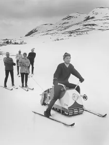 Larven (The caterpillar). A Swedish unconventional snowmobile that has now reached cult status