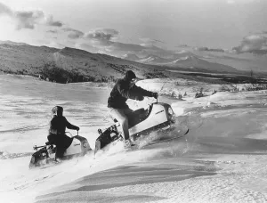 Larven (The caterpillar). A Swedish unconventional snowmobile that has now reached cult status