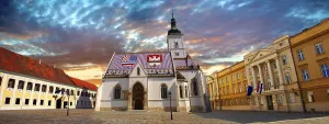 Late Gothic church of St Mark's Church or Crkva sv Marka