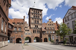 The late Gothic era castle gate