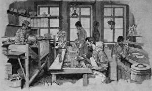 Lathe operators, casters and moulders