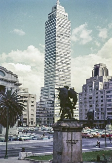 Latin American skyscraper, Ciudad de Mexico, Mexico City, CDMX, Mexico around 1961