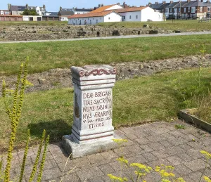 Latin inscribed tablet stone, Roman fort of Arbeia