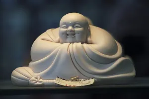 Laughing Buddha figurine, Longhua temple
