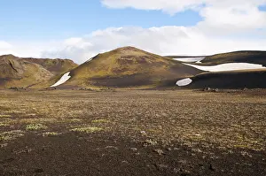 Lava field, Svolvahraun, Iceland<br> Lava field