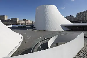 Le Havre, cultural centre LE VOLCAN by Oskar Niemeyer 1977-82