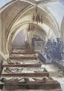 The Lead Cellar, east crypt of St