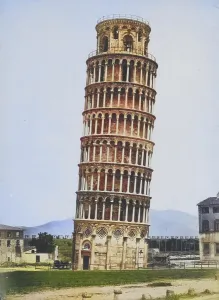 The Leaning Tower of Pisa in 1878