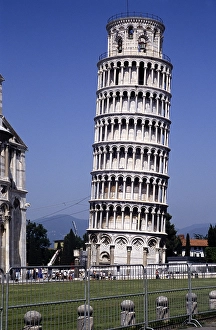 Leaning Tower of Pisa, Italy, in 1999, Europe