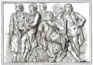 From left, Rietschel, G. Schadow, W