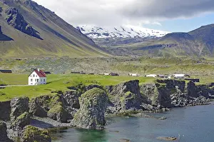 Legendary lava formations, high mountains and volcanic land