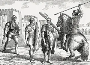 Legionaries, ancient Roman infantry
