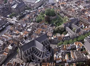 Leiden, Burcht and Hooglandsekerk