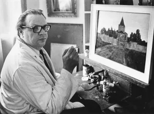 The Leipzig painter Heinz Mueller