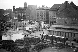 Leipziger Messe, Provisional exhibition stands on the market
