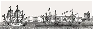 Leith Harbour, Leith, Edinburgh, Scotland, 1693